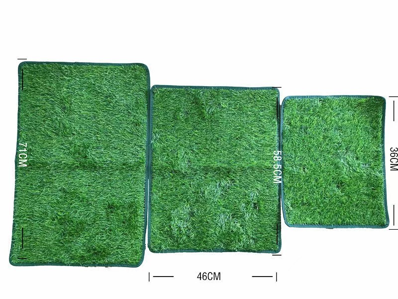Large Pet Dog Poop Toilet Mat Indoor Outdoor Restroom Training Grass Potty Pad Loo Pee Potty Traies Pad Pets Accessories 3 Sizes
