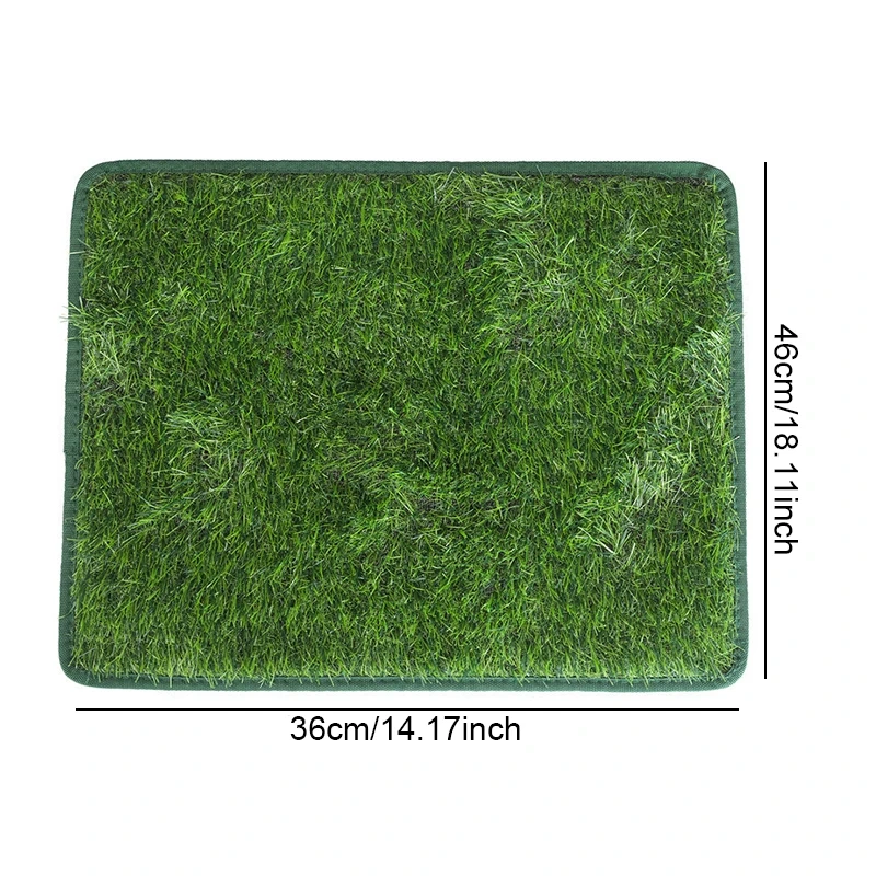 Large Pet Dog Poop Toilet Mat Indoor Outdoor Restroom Training Grass Potty Pad Loo Pee Potty Traies Pad Pets Accessories 3 Sizes