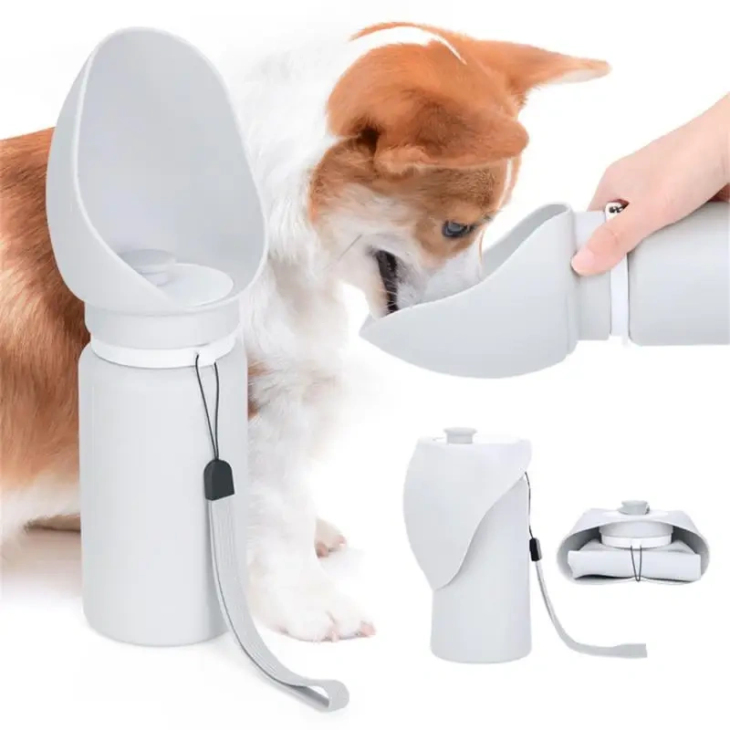 350/550/750ml Folding Pet Outdoor Walking Mug Portable Travel Water Bottle Puppy Cats Dogs Drinking Water Dispenser Cup Supplies