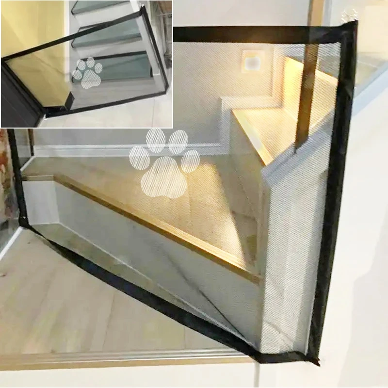 Pet Barrier Fences Portable Folding Breathable Mesh Cat and Dog Safety Fences Pet Supplies to Ensure Pet Safety