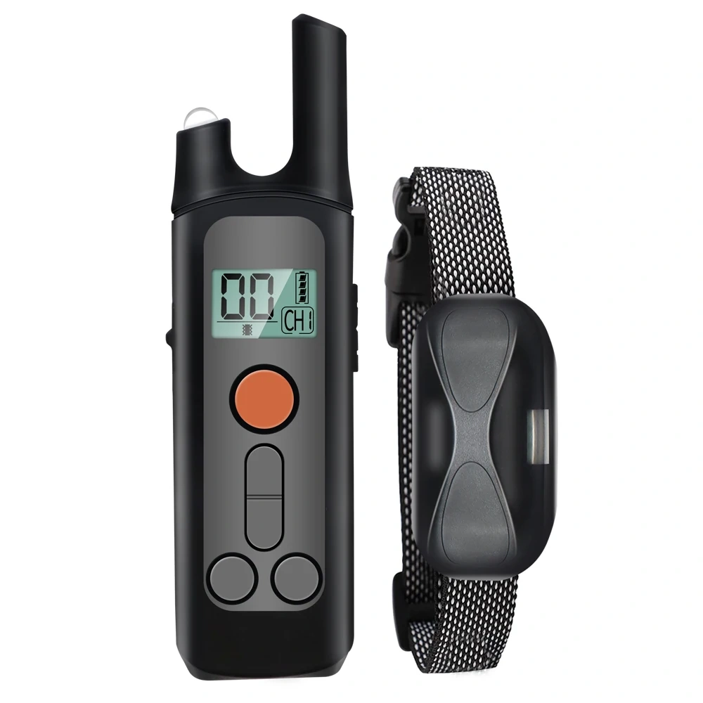 1000m Waterproof Dog Training Collar Pet Remote Control Dog Collar With Shock Anti Barking Vibration Sound Electric Shocker