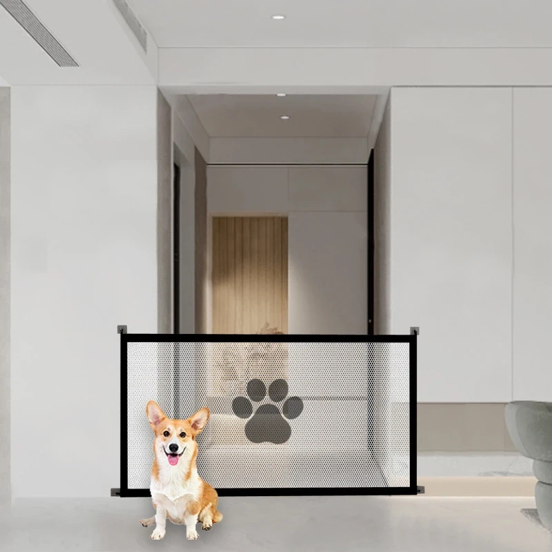 Pet Barrier Fences Portable Folding Breathable Mesh Cat and Dog Safety Fences Pet Supplies to Ensure Pet Safety