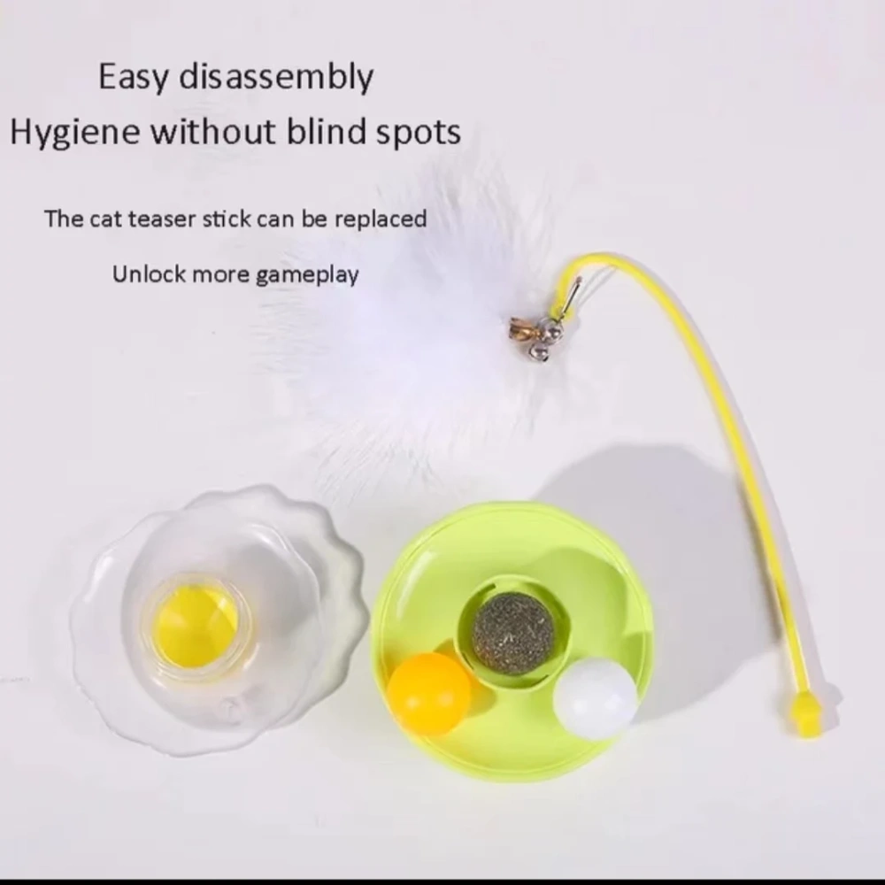Feathers Pet Stick Funny Removable Combination Supplies Catnip Funny Tumbler Cat Pet Toys