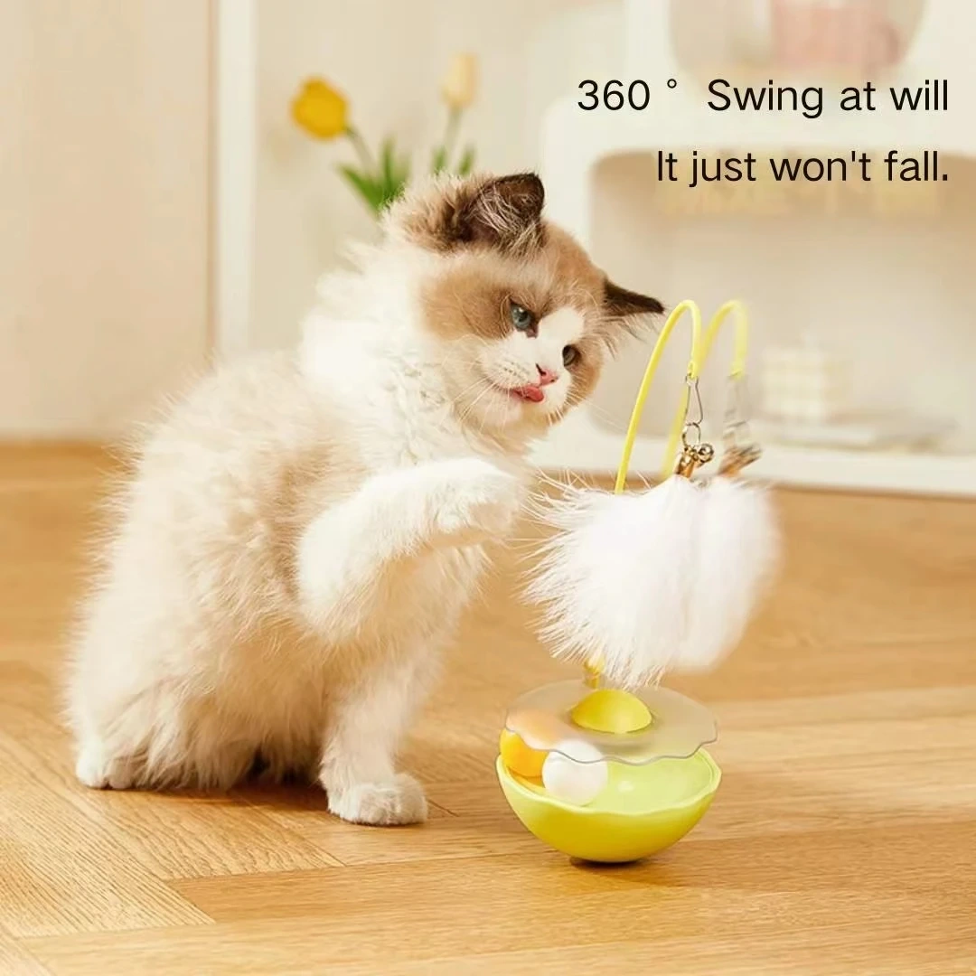 Feathers Pet Stick Funny Removable Combination Supplies Catnip Funny Tumbler Cat Pet Toys