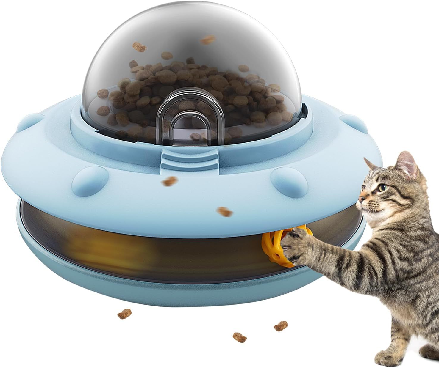 Cat Interactive Treat Dispenser Toy, Food Puzzle Slow Feeder