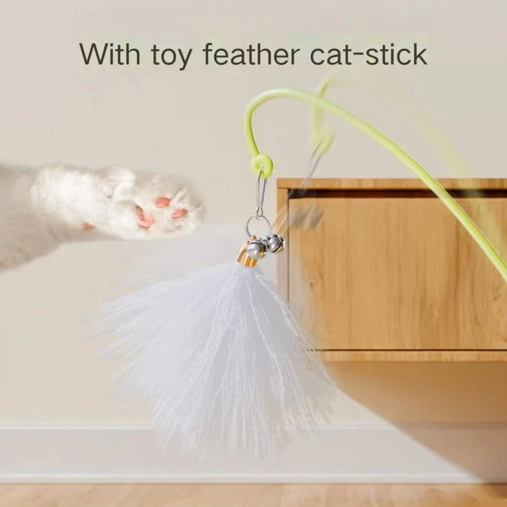 Feathers Pet Stick Funny Removable Combination Supplies Catnip Funny Tumbler Cat Pet Toys