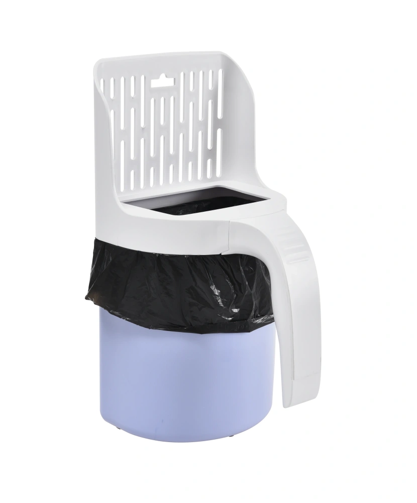 Petstar New 2 in 1 Pet Cleaning Tools Detachable Deep Cat Shovel Cat Litter Sifter Scoop System with Extra Waste Bags
