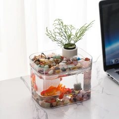 All-transparent aquarium