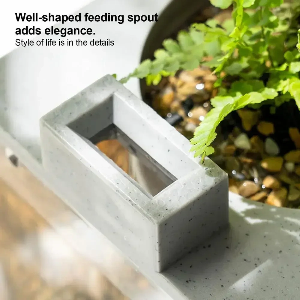 Small Aquarium Creative Imitation Stone Landscaping Fish Tank with Filter Silent Water Pump Home Aquarium Supplies Accessories
