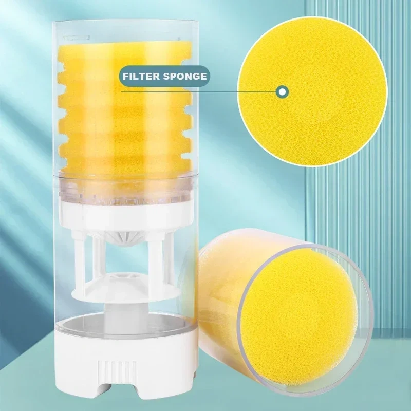 4-35W Aquarium Fish Tank Built-in Filter Three-in-one Cycle Sponge Aquarium Internal Filter Fish Stool Sucking Filter Air Pump