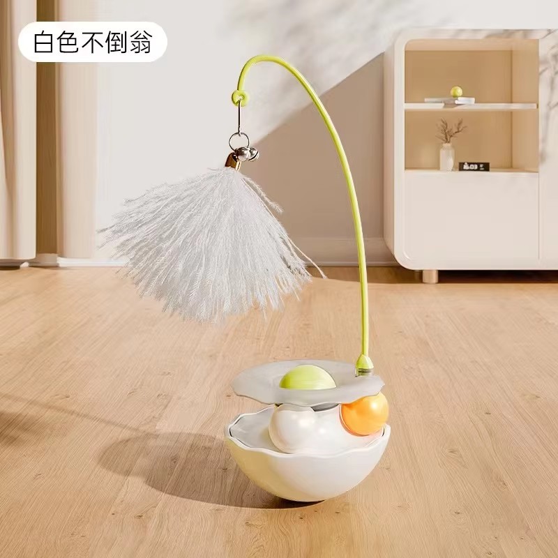 Feathers Pet Stick Funny Removable Combination Supplies Catnip Funny Tumbler Cat Pet Toys
