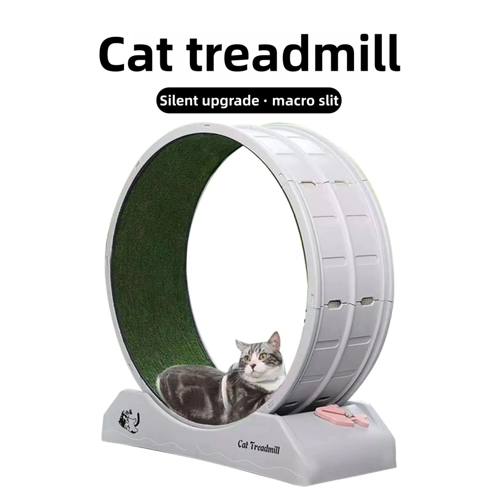 Cat Climbing Frame Silent Rolling Cat Treadmill Exercise Wheel Plastic Claw Grinding Tool and Non-slip Cat Climbing Frame