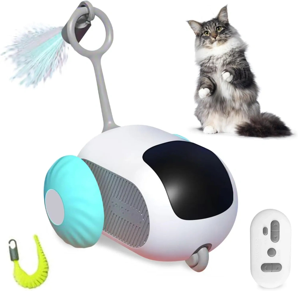 Remote Control Smart Electric Cat Toy,Interactive Cat Toys for Indoor Cats,Gravity Automatic Mobile Car Toy,Cat Mouse Toys