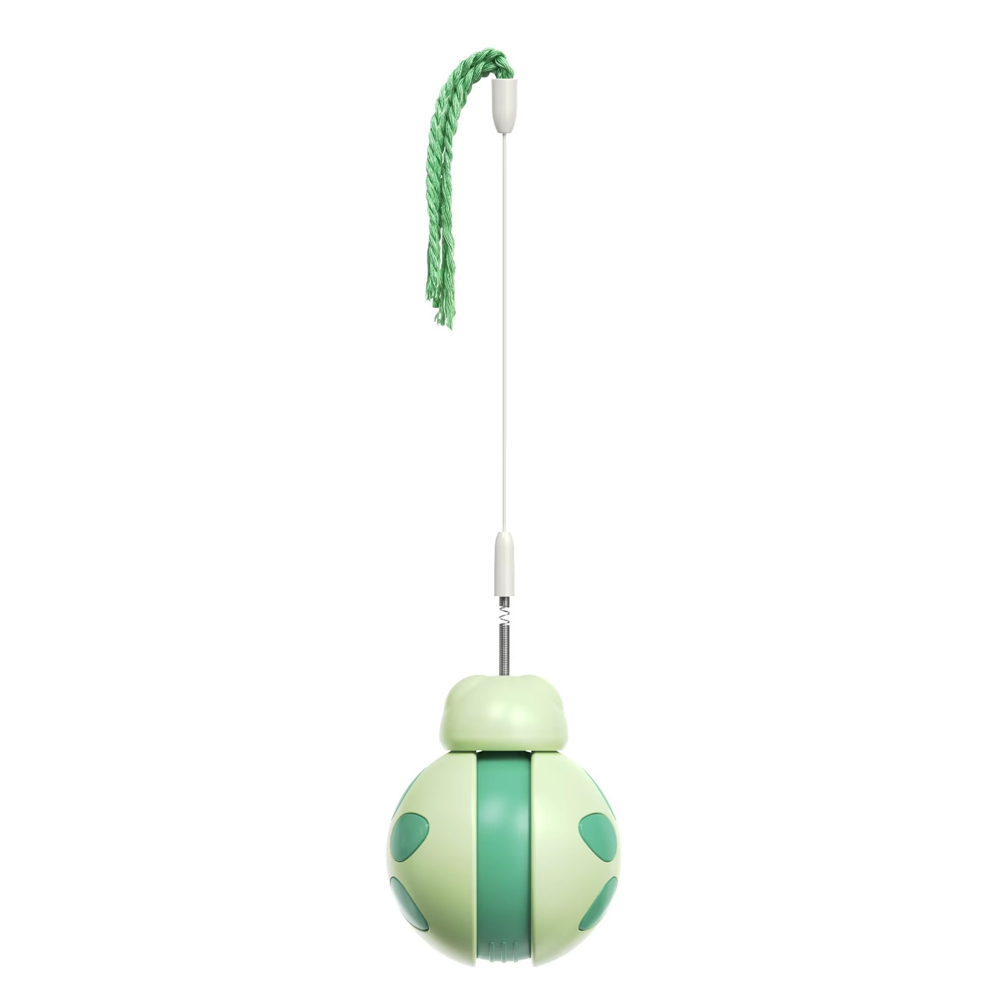 Hot Sale Cat Teaser Wand Pet Automatic Interactive IQ Puzzle Ladybug Food Feeder Toy Leak-Proof Cat Ladybug Toy Feeder