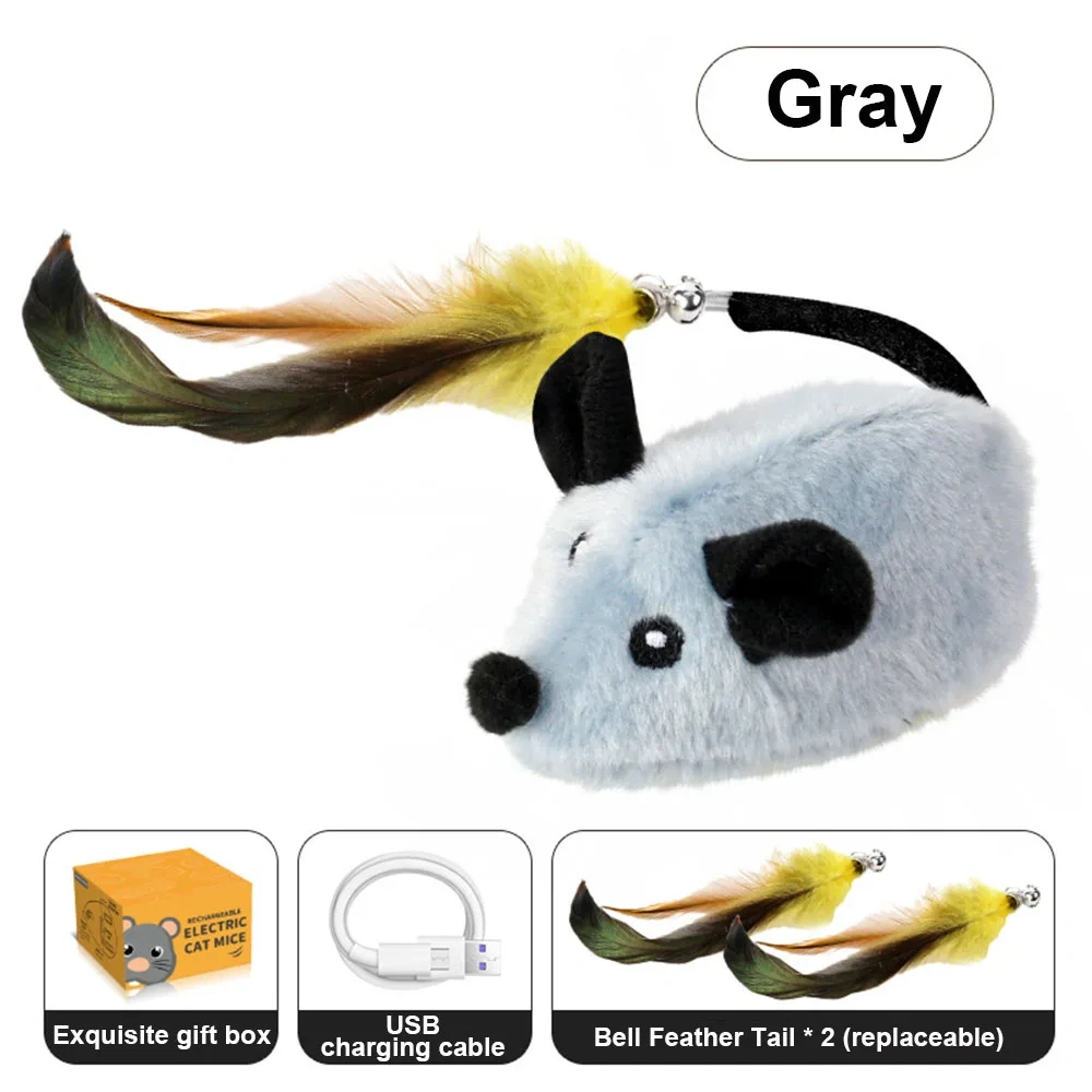 Remote Control Smart Electric Cat Toy,Interactive Cat Toys for Indoor Cats,Gravity Automatic Mobile Car Toy,Cat Mouse Toys