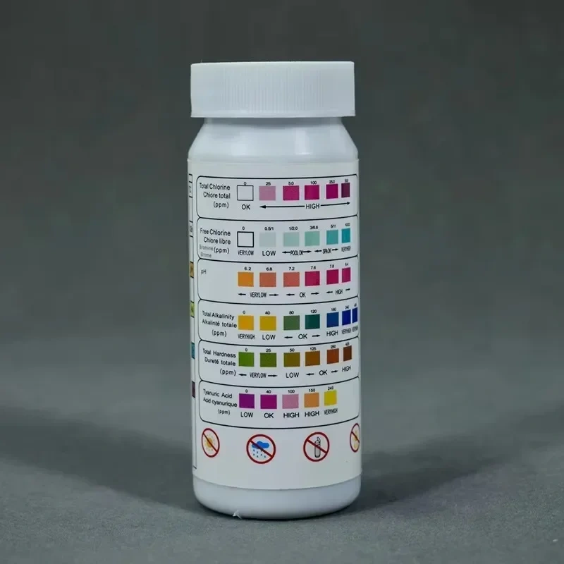 Aquarium Test Strip  Freshwater Swimming Pool Aquarium Water pH Test Strips Water Quality Fish Tank Test Strip PH Quality Kit
