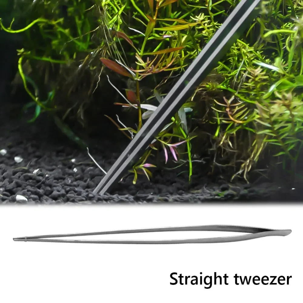 Aquarium Tank Aquascaping Tools Aquarium Scissor Tweezers Tool Stainless Steel Aquatic Plants Tools for Aquarium Maintenance