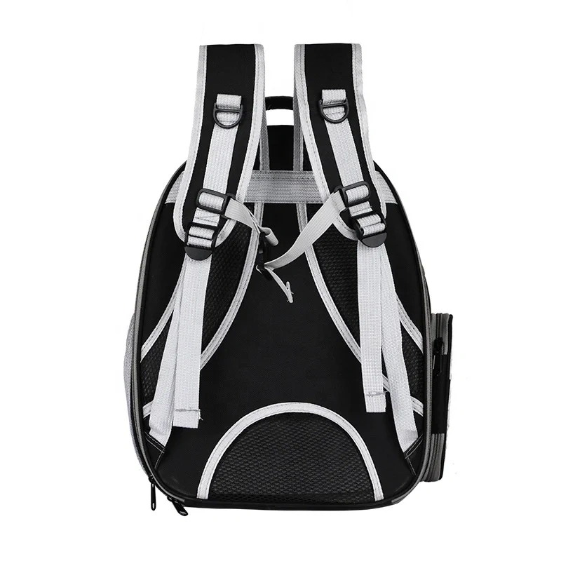 Cat Backpack Solid Space Capsule Pattern Zipper Closure Pet Carrier Portable Outgoing Small Size Animal Pattern Pets Carring Bag