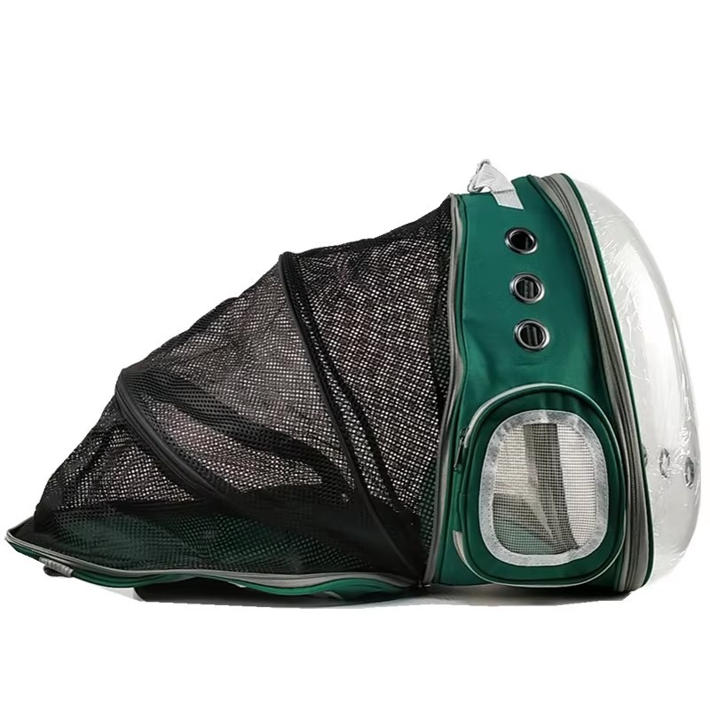 Cat Backpack Solid Space Capsule Pattern Zipper Closure Pet Carrier Portable Outgoing Small Size Animal Pattern Pets Carring Bag