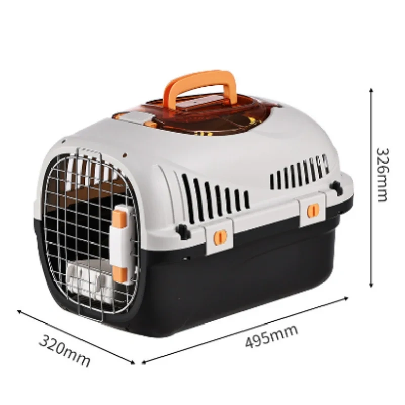 Portable Cat Bag Airline Approved Cat Backpack Pet Carrier with Metal Door Dog Carrier Pet Travel Case Puppy Transport Cages