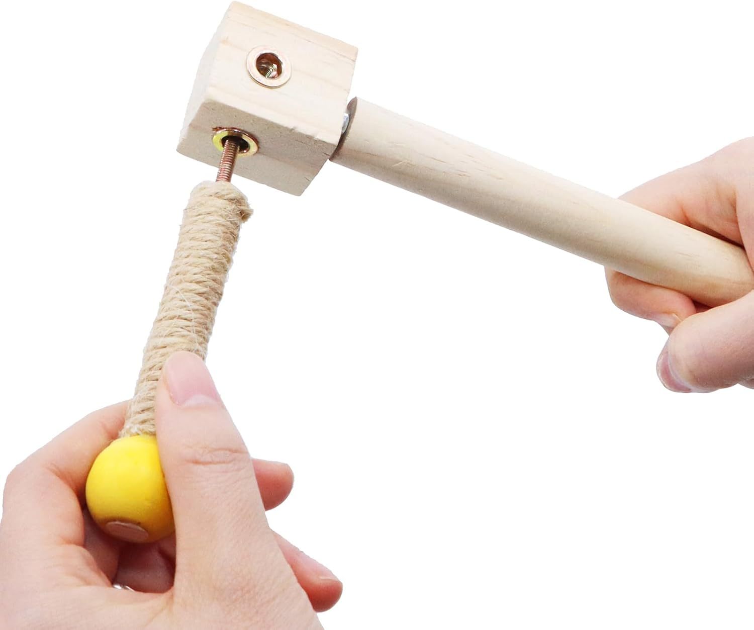 Bird Stand Perch, Portable Tabletop Bird Perch,Interactive Spin Training Bird Toys for Small Medium Parrots Parakeets Conures Lovebirds or Cockatiels