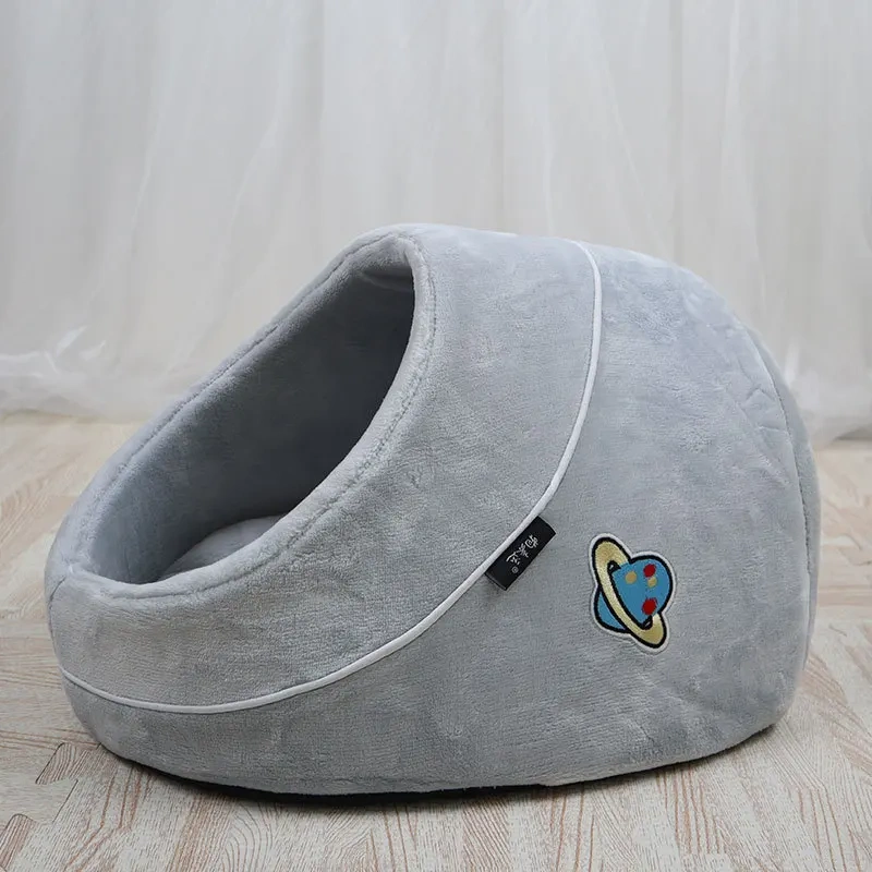 Funny Winter Pet Bed House Warm Mat for Cats Pet Bed Cave Tunnel Sleeping Bag Dog Beds House for Cats Pet Products Accessories