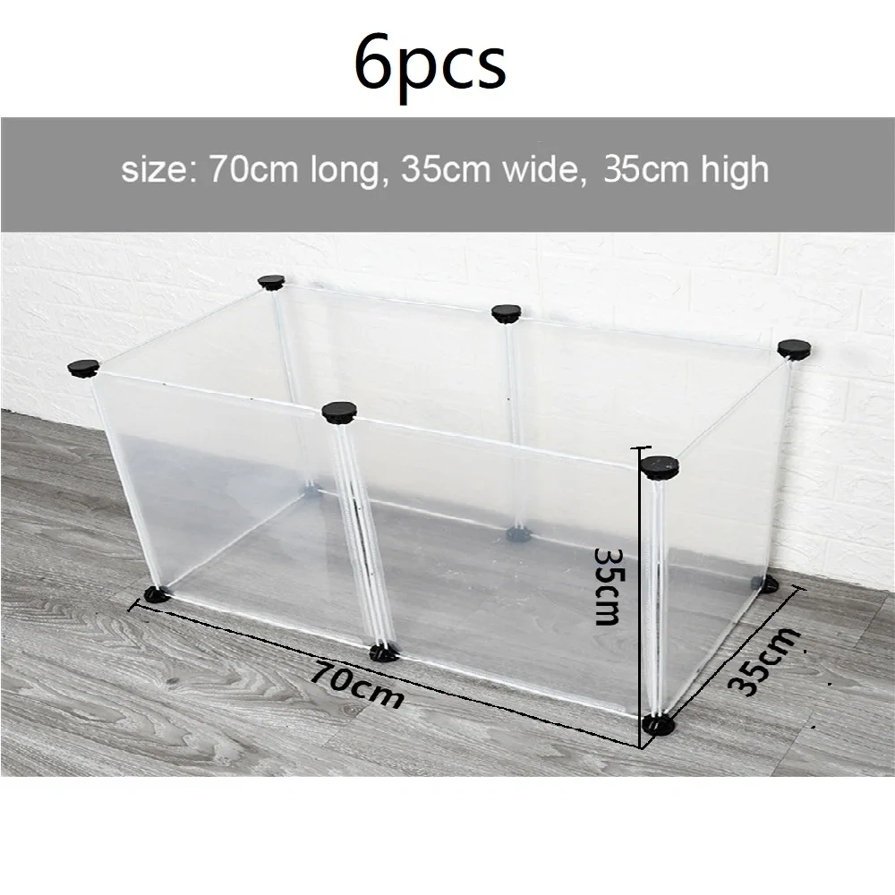 Playpen DIY Small Pet Freely Combined Foldable Dog Cage Yard Fence for Dog Cat Kitten Rabbit Guinea Pig Bunny Hedgehogs