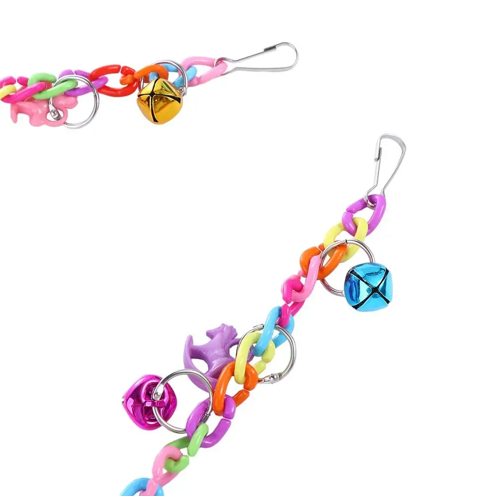 Parrot Swing Toy Wood Hanging Parrot Climbing Net Relieve Boredom Parakeets Budgie Birds Toy Pet Perches