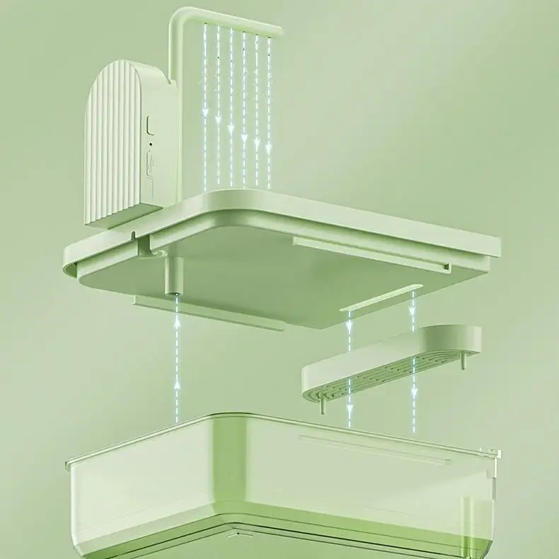 External Hanging Electric Sensing Automatic Large Bird Bath Box Cube Room Bathtub Shower Parrot Bath for Parakeet for Cage