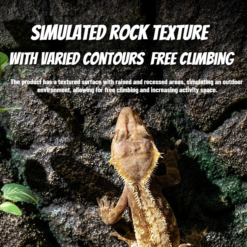 Climbing pet three-dimensional landscaping background board, reptile feeding tank, feeding box, rainforest tank, imitation rock