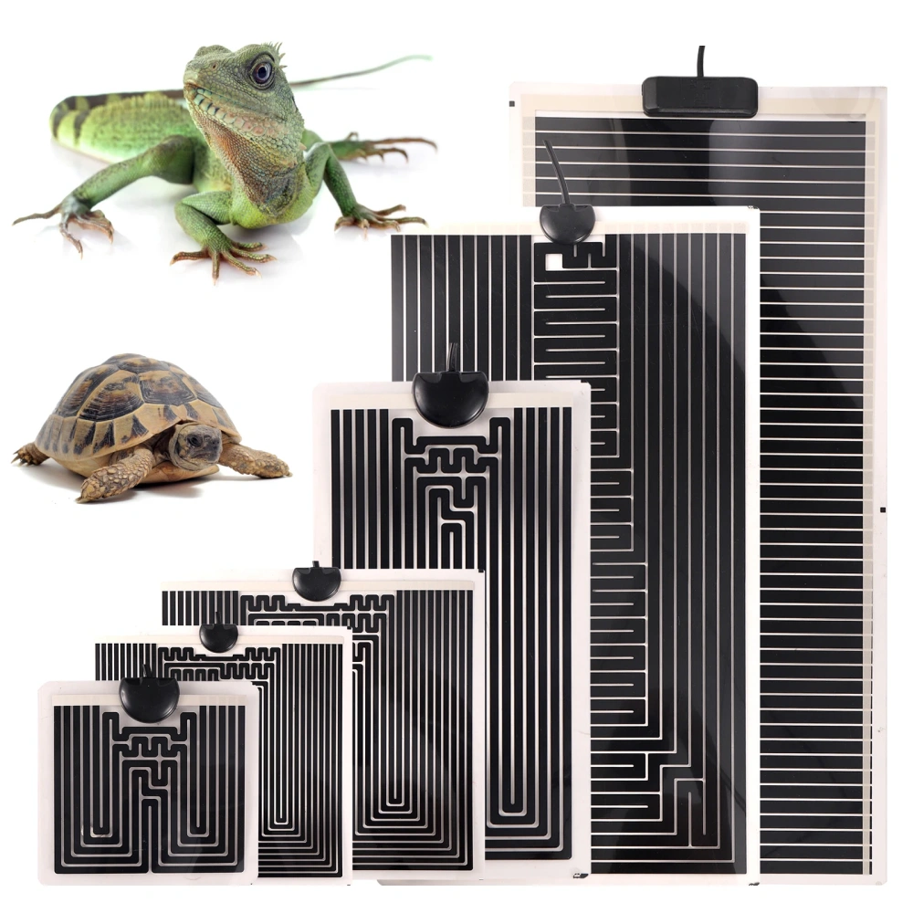 EU Plug Reptile Heating Pad Heater Reptiles Warm Adjustable Temperature Controller Mat for Lizard Turtle Small Fish Tank