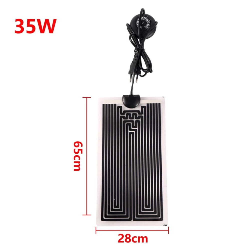 EU Plug Reptile Heating Pad Heater Reptiles Warm Adjustable Temperature Controller Mat for Lizard Turtle Small Fish Tank