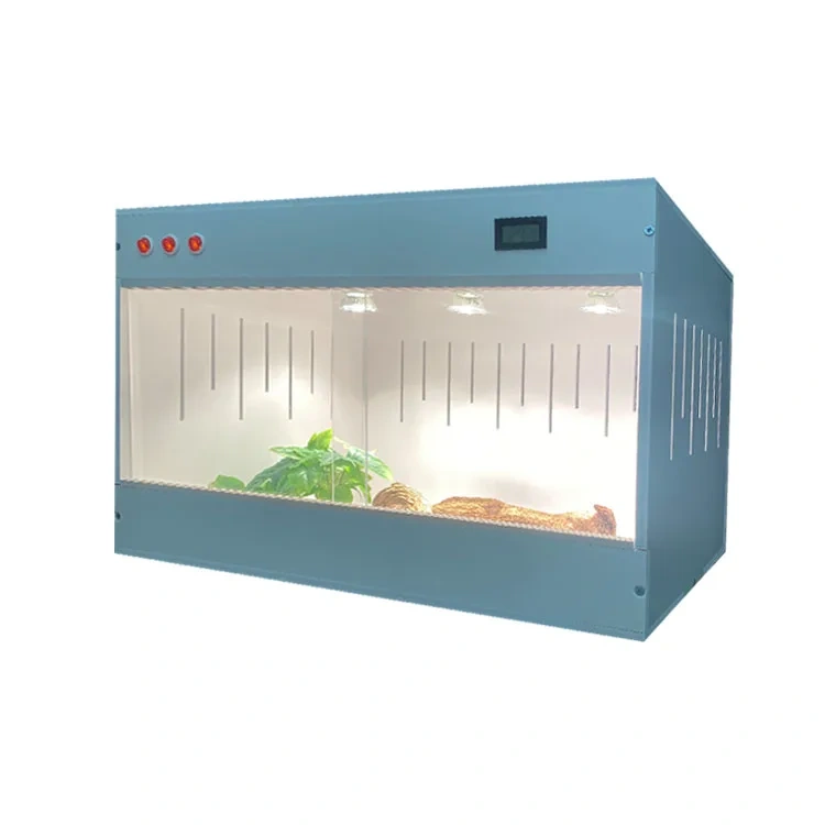 Wholesale PVC Reptile Container 50cm Pet Carrier for Lizards Boas Bearded Dragons Geckos Customizable House Type