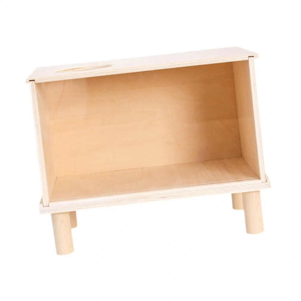 Wooden Hamster Digging Box Small Animals Sand Bath Box DIY Hamster Cage Decor for Rat Dwarf Gerbils Chinchillas Shelter