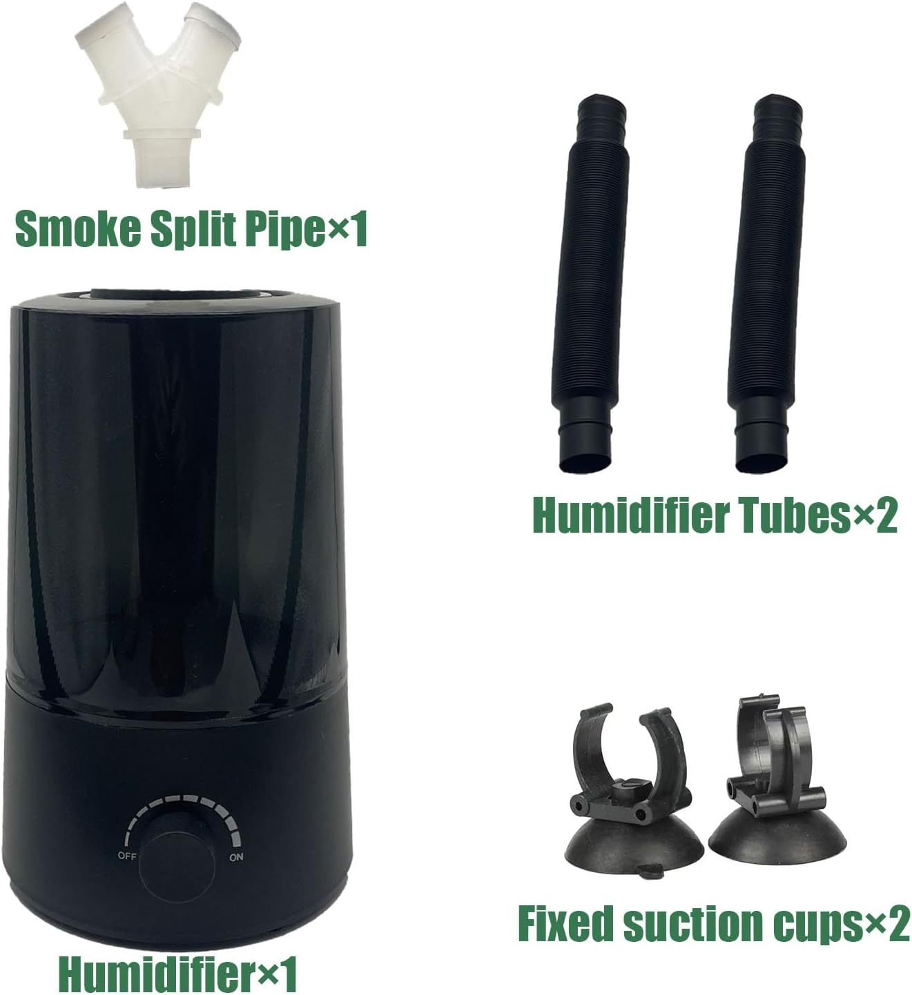 jzNchp-reptile humidifier fogger Dual Reptile Fogger & Plant Humidifier - 2.5L Tank Mister with Adjustable Nozzles, 11.8" H x 7" W for Reptile Tanks/Vivariums, Terrarium Plants Accessories