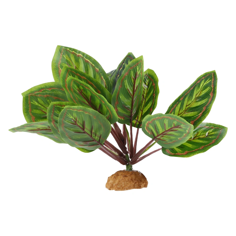 UXCELL Reptile Plants Terrarium Decoration Reptile Artificial Plant for Amphibians Lizard Habitat Decor Plastic Resin Plants