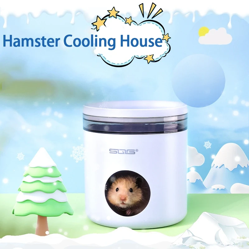 Hamster Nest Hideaway House Spring Summer Golden Bear Sleeping Nest Cooling Summer Shelter Heat Small House Sleeping