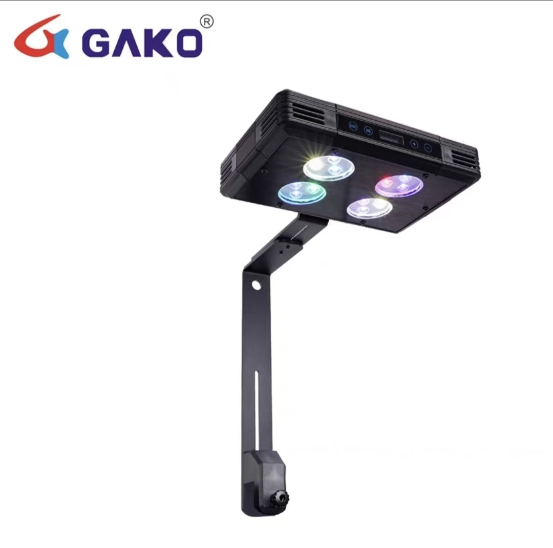 Aquarium Light –3rd Generation 029 Aquarium LED Light 30 Watts Saltwater Light with Touch Control, 5W LED Chips for Coral Reef Nano Fish Tank Marine Tanks with Timer & Screen (029)