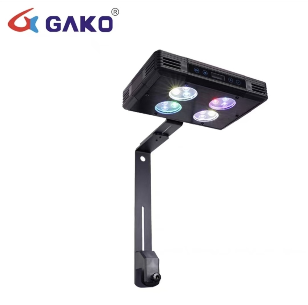 Aquarium Light –3rd Generation 029 Aquarium LED Light 30 Watts Saltwater Light with Touch Control, 5W LED Chips for Coral Reef Nano Fish Tank Marine Tanks with Timer & Screen (029)
