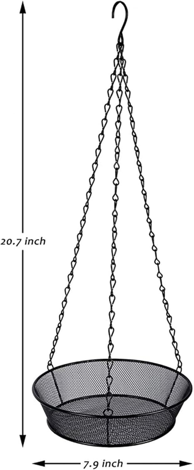 Outdoor Hanging Bird Feeder Wild Bird Food Feeder, Peanut Nut Feeding Station for Wild Bird, Hanging Bird Food Feeders for Garden Birds Feeding