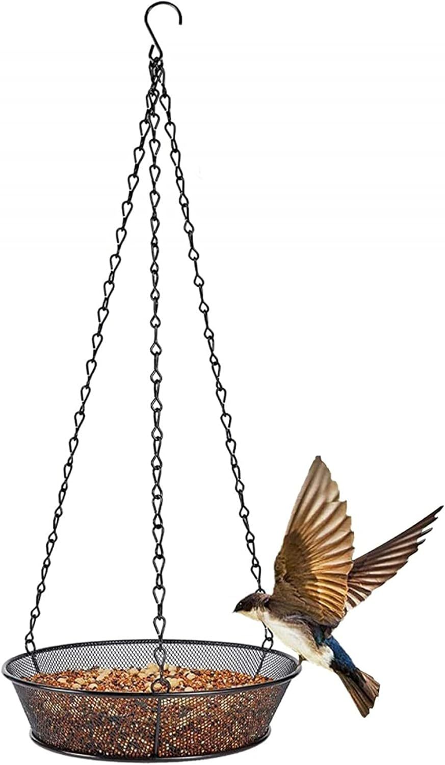 Outdoor Hanging Bird Feeder Wild Bird Food Feeder, Peanut Nut Feeding Station for Wild Bird, Hanging Bird Food Feeders for Garden Birds Feeding
