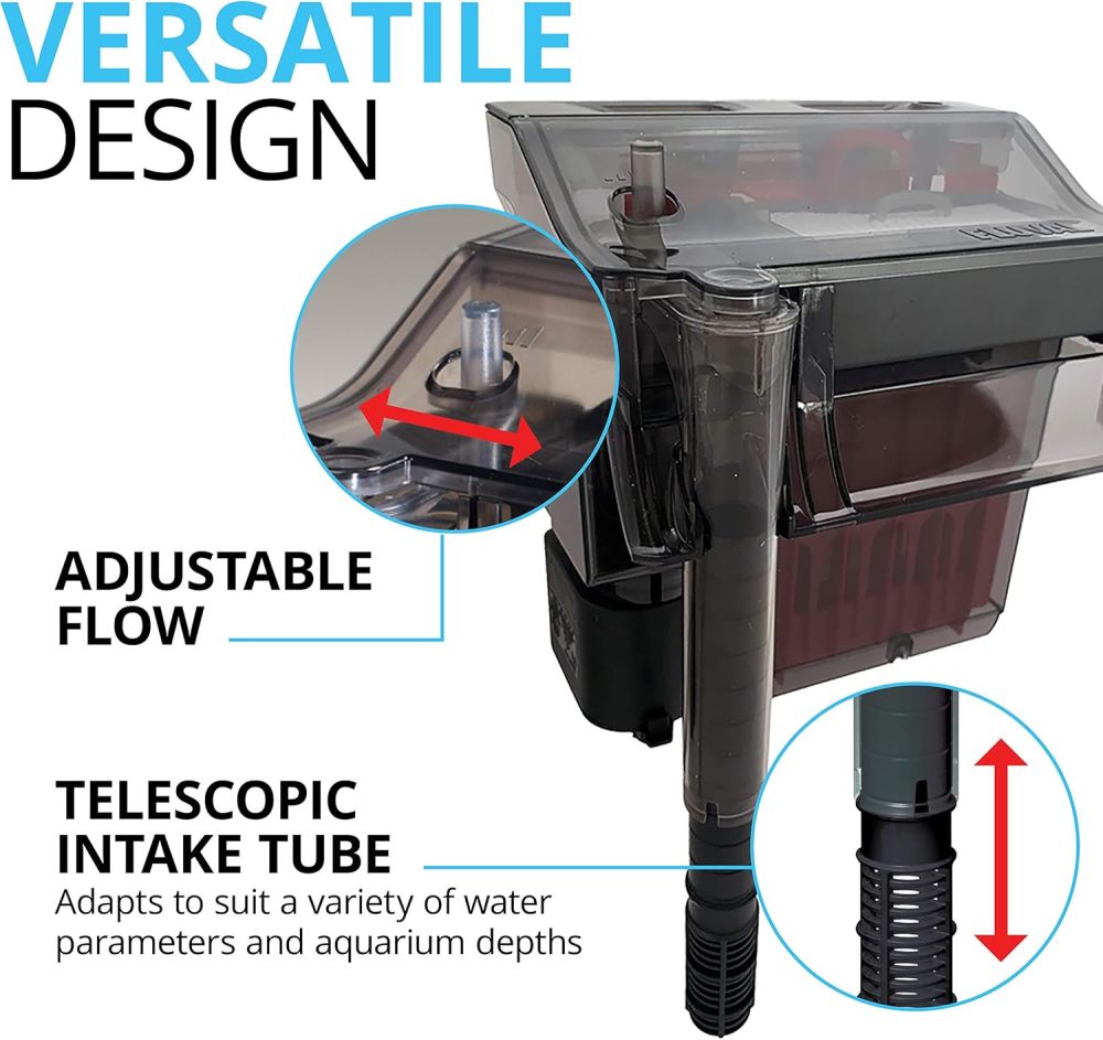 Fluval C2 Power Filter, Fish Tank Filter for Aquariums up to 30 Gal.