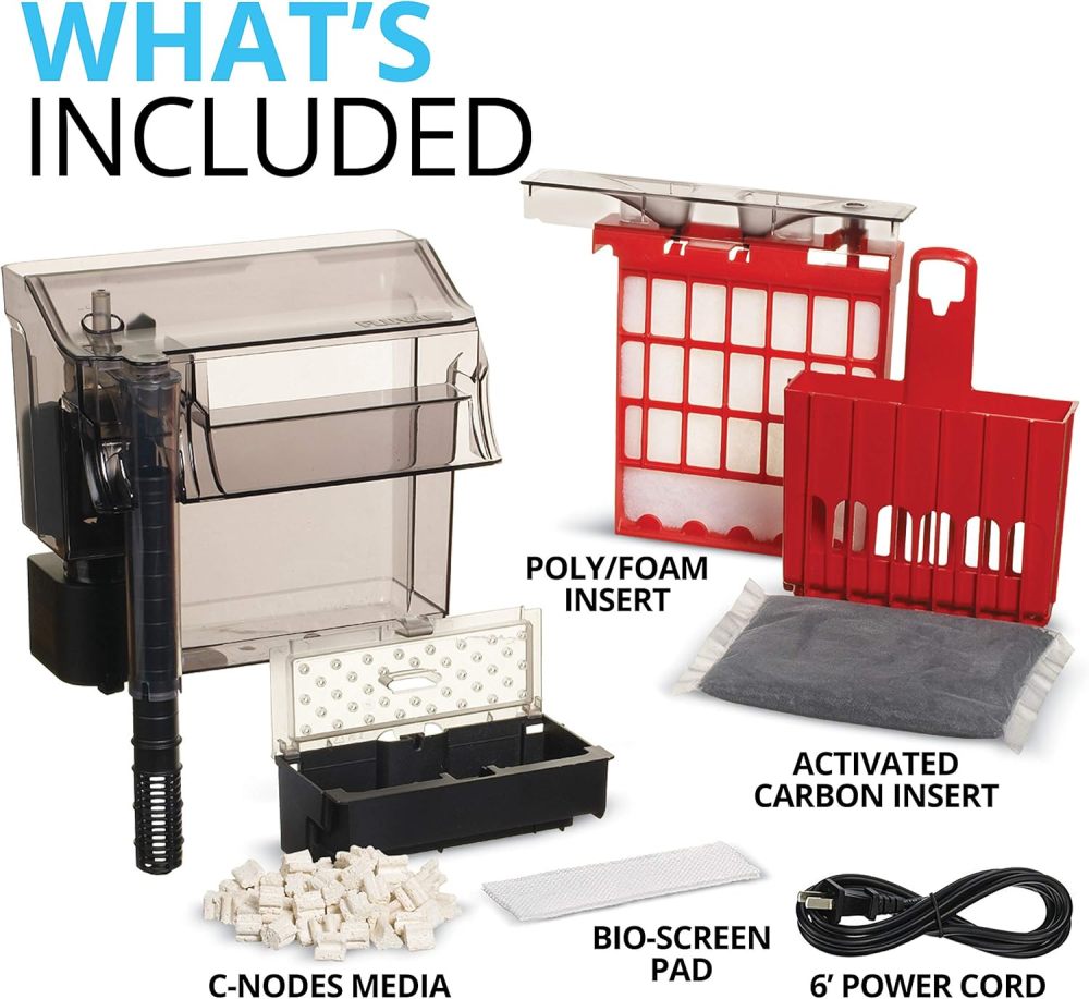 Fluval C2 Power Filter, Fish Tank Filter for Aquariums up to 30 Gal.