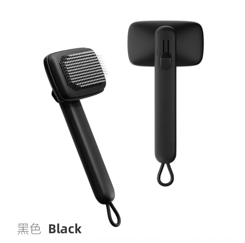 Petkcy Self Cleaning Slicker Brush, Dog Cat Bunny Pet Grooming Shedding Brush - Easy to Remove Loose Undercoat, Pet Massaging Tool Suitable for Pets with Long or Short Hair