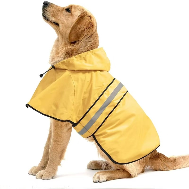 Dog Raincoat - Reflective Waterproof Dog Rain Jacket Lightweight Rain Coat for Small Medium Large Dogs (Medium, Green)