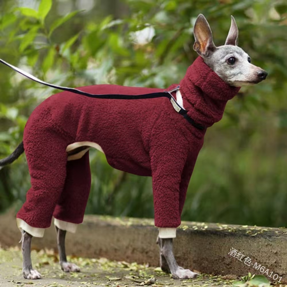 Esobo Fashion Winter Dog Warm Coat Jacket Four-Legged Neck Warm Pet Sweaters for Small Medium Large Dogs