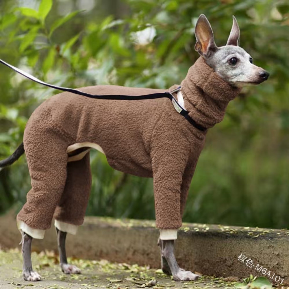 Esobo Fashion Winter Dog Warm Coat Jacket Four-Legged Neck Warm Pet Sweaters for Small Medium Large Dogs