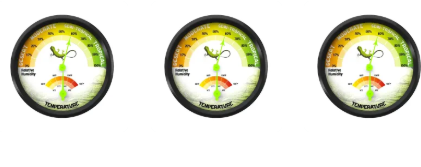 16-49℃/0-100% Reptile Thermometer For Lizard Crabs Geckos Bird Thermograph Insect Hygrometer Climbing Pet Supplies