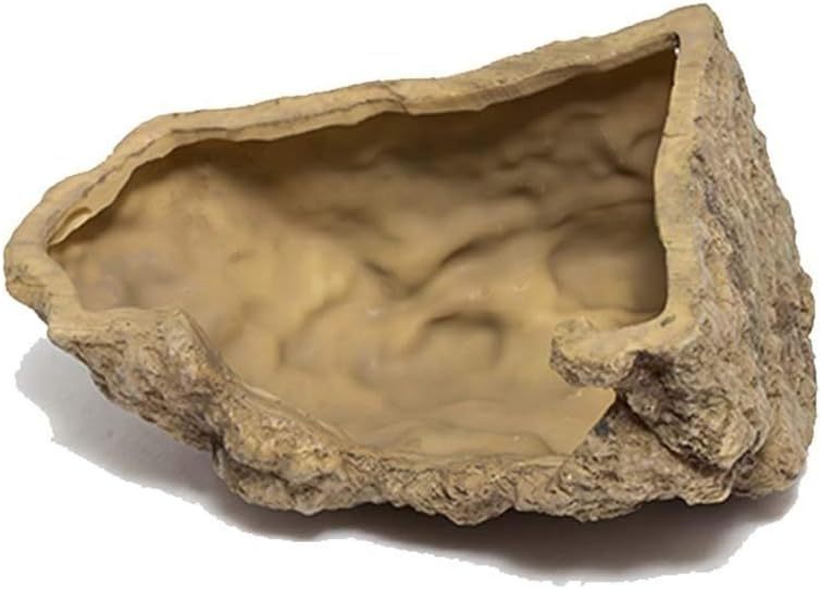 Simulation Resin Hideout, Amphibian Aquarium Reptile Box Hideout- Habitat Corner Decor Lizard Snake Turtle Hideouts