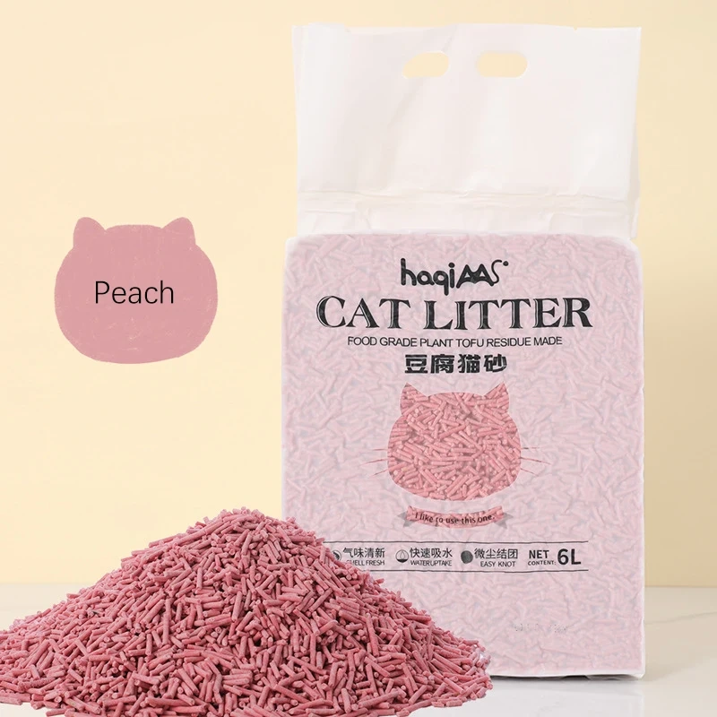 1 bag Original plant tofu cat litter 6L green tea mixed plant cat litter fast clumping pet supplies